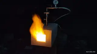Propane Gas #Forge with Cactus Burner / T-Burner with Push Button Igniter by #Hayri. Enjoy :-)