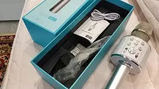 МИКРОФОН HOCO BK3 COOL SOUND KTV (СЕРЕБРИСТЫЙ) из магазина сулпак