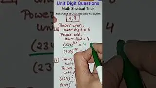 Unit Digit Questions | one minute video 