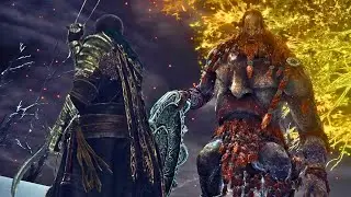 The Swift Talons Build vs The Fire Giant In Elden Ring.