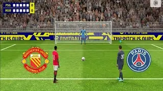 PSG vs Manchester United 😎🏆 | Penalty Shootout | efootball ™ 2023 Gameplay