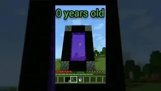 building portal at different ages..😳 #shorts #mcpe #minecraft #facts #mtyhs #trending