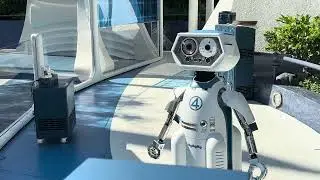 Meeting the Fantastic Four H.E.R.B.I.E in Tomorrowland at Disneyland 