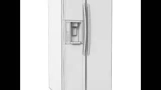 LG Side-by-Side Refrigerator 3D model from CGTrader.com