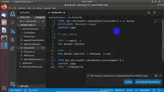 Deploy .Net Core 3.1 Application into docker container | Docker Fundamentals