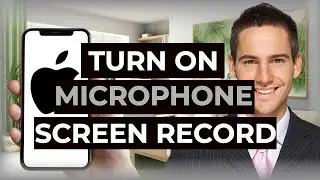 How to turn on microphone for screen recorder on IPHONE