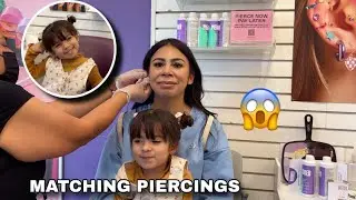 CATALINA FINALLY PIERCED HER EARS! +MY BROTHER CAME TO VISIT ME  