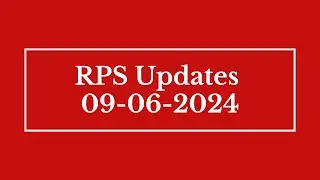 RPS Updates 09/06/2024