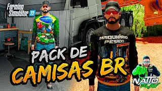 PACK CAMISAS BR PARA FARMING SIMULATOR 22