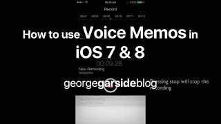 How to use Voice Memos in iOS 7 & 8
