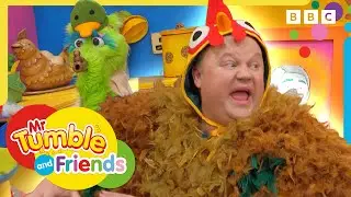 Justin is a GIANT Chicken 🐓 | Party Animals | Justin's House | Mr Tumble and Friends