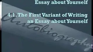 Essay about Yourself