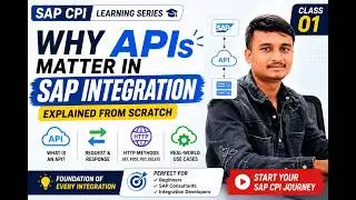 1 - Introduction to APIs for SAP CPI | Complete Beginner Guide | 