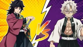 Giyu Vs Sanemi , Water Hashira 🌊 Vs Wind Hashira 🍃 Who is Strong ？ End This Debate