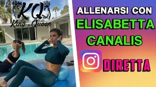 Elisabetta Canalis - Allenamenti in diretta Instagram 2020