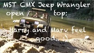 MST CMX Jeep Wrangler open top: Harry and Marv feel good.. :)