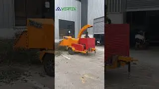 Mobile Branch Crusher #woodcrusher  #landscape  #woodchipper #woodmachinery
