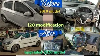 CAR MODIFICATION WITH PRICE |OLD TO NEW CAR | i20 display | macwheel | car android player | 2010 i20