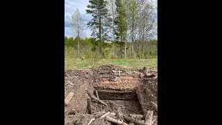 КОП ПО ВОЙНЕ № 16. БЛИНДАЖ НА ПЕРВОЙ ЛИНИИ./ Bunker on first line of defense.