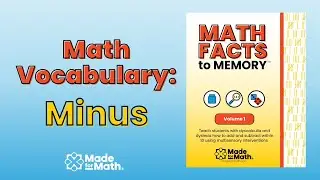 Math Vocabulary: Minus