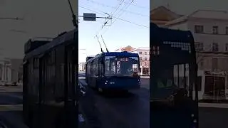 Троллейбус Тролза-5265.00 "Мегаполис" борт.номер 3096 по маршруту 5. Совместно с @vladtrains183