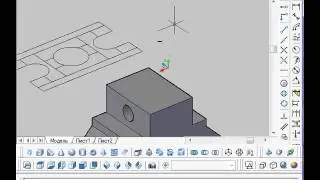 AutoCad. Построение 3D модели из 2D чертежей. (Владислав Греков)