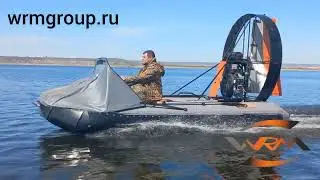 Аэролодки WRM  по воде (Lonchin 35 л. с.).