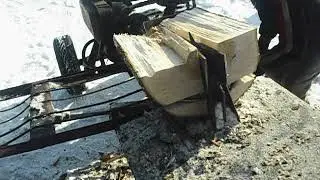 Самодельный дровокол