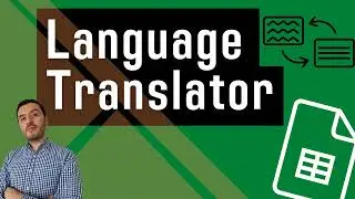 Language Translator in Google Sheets