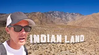 Kite Aerial Photography shoot of Indian Land sign - Palm Springs, CA