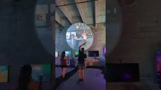 Echoes is an interactive art piece I showed at Art Basel in Miami shaped by collective motion