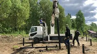 Монтаж фундамента ямобуром - st-dakat.ru