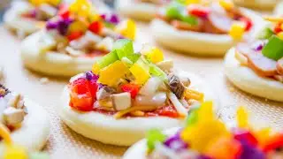 迷你披萨 l Easy and Quick Pizza Dough Recipe/Mini Pizza