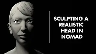 Sculpting a Realistic Head in Nomad Sculpt