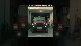 Top 3 🔥 खतरनाक Modified Thar ? 😯 || Mahindra Thar || #shorts #thar #tharlover #car