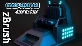 Hard Surface - Creating a Sci-Fi Throne (zBrush Tutorial)