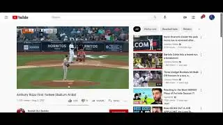 Anthony Rizzo's First at bat at Yankee Stadium as a Yankee!