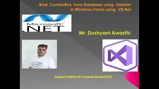 Bind  ComboBox  from Database using  DataSet in Windows Forms using  VB Net