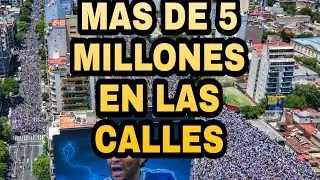 Día histórico 20/12/2022, más de 5 millones dándole las gracias a la selección Argentina