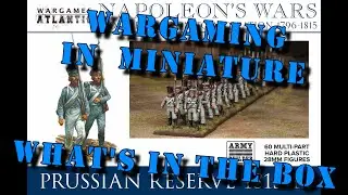 Wargaming in Miniature ☺ What's in the Box ☺ Wargames Atlantic 28mm Napoleonic Prussian Reserves