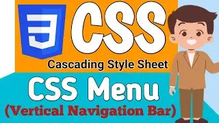 CSS Menu | Vertical Navigation Bar in CSS | Complete CSS Course in Hindi | CSS by Codology World