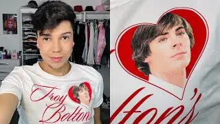 COMPREI O CROPPED DO TROY BOLTON DE HIGH SCHOOL MUSICAL NA RENNER #troybolton #highschoolmusical