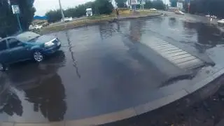 Никополь , как автодор ливневку отремонтировал.