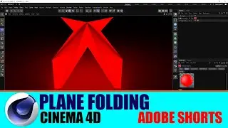 Plane Folding Cinema 4D || Adobe Shorts