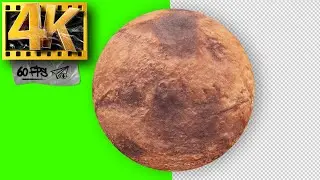MARS | Realistic 3d Planet | Green Screen - Footage 4K