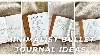 All the minimal bullet journal spread ideas you need to setup a wicked custom journal in 2021👌🏻
