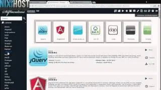 Installing DHTMLX with Softaculous in cPanel