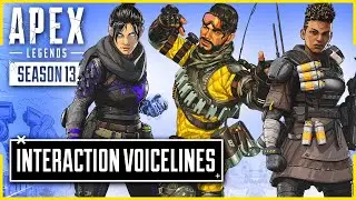 *NEW* Wraith Mirage Bangalore Interactions - Apex Legends Season 13
