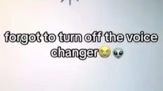 bro forgot to turn off the voice changer 😭 | meme
