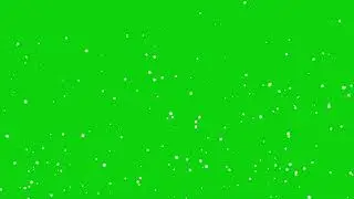 4K Looped Falling Snow Green Screen Overlay - Free Motion Graphics Loop